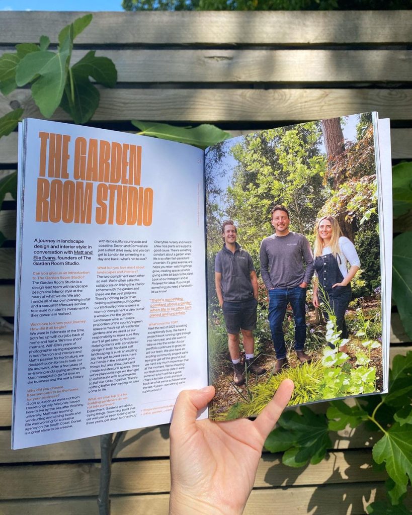 Pier Journal feature Matt and Elle, founders of The Garden Room Studio